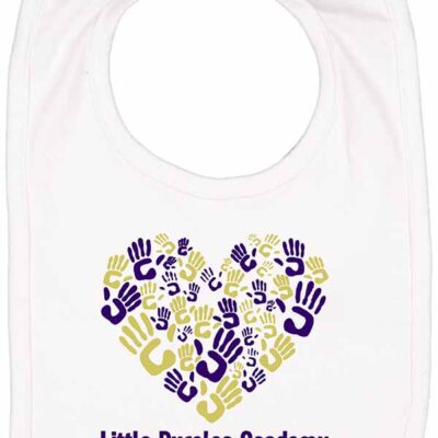 IBP Rabbit Skins Infant Premium Jersey Bib Hands White