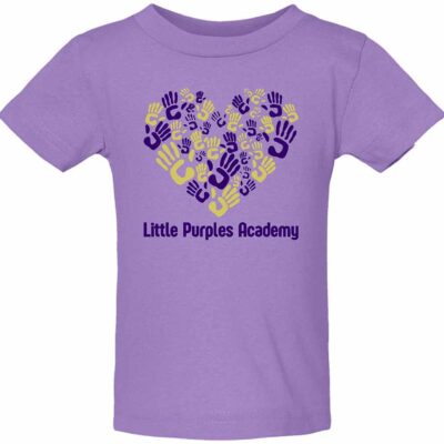 IBP Rabbit Skins Infant Cotton Jersey Tee Hands Lavender