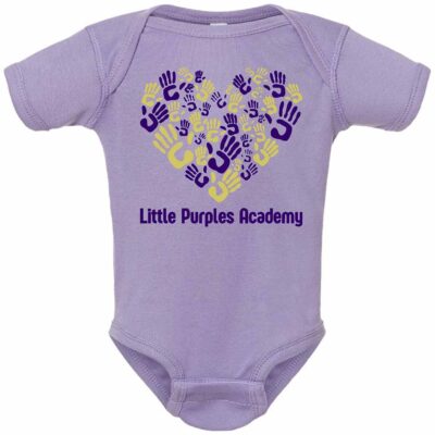 IBP Rabbit Skins Infant Baby Rib Bodysuit Hands Lavender