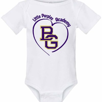 IBP Rabbit Skins Infant Baby Rib Bodysuit Heart White
