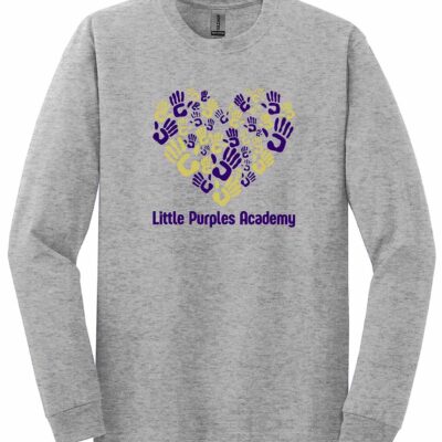 IBP Gildan® Heavy Cotton™ Long Sleeve T-Shirt Hands Sport Grey