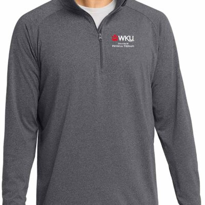 WKU PT Quarter Zip Pullover Charcoal Grey Heather