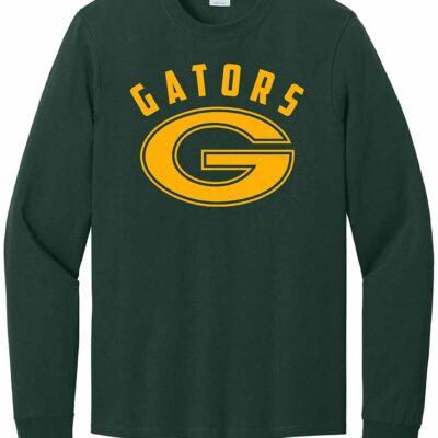 Briarwood Port & Co™ Long Sleeve Core Cotton Tee Dark Green