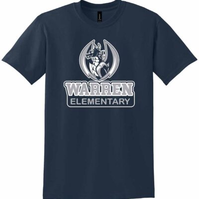 Warren Elementary Gildan® 8000 DryBlend® T-Shirt Navy