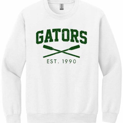 Lady Gators Gildan Crewneck Sweatshirt Oars White